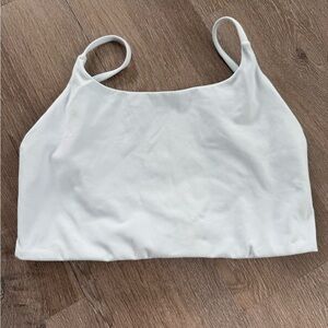 Azur Fit - bra top with twist back - light blue